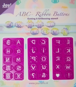    Joy!Crafts Cutting & Embossing stencil - Ribbon Buttons 6002/0205