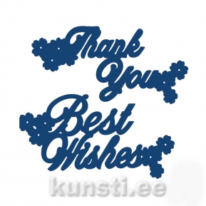  Tattered Lace ACD043 Thank you best wishes