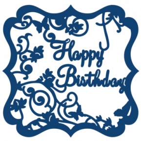  Tattered Lace ACD083 Happy Birthday Verse