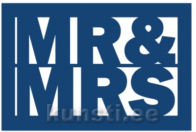  Tattered Lace ACD085 MR & MRS Plaque