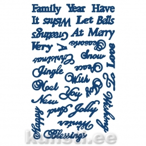 Ножи Tattered Lace ACD096 Christmas Sentiments
