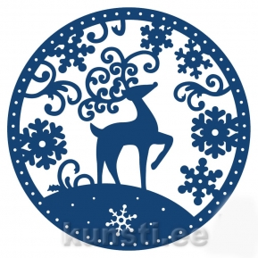  Tattered Lace ACD106 Snowglobe Reindeer