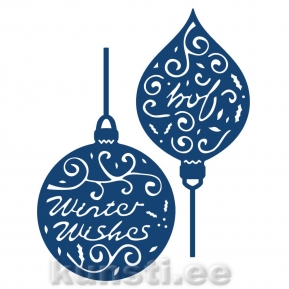  Tattered Lace ACD114 Greeting baubles