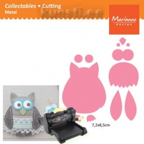  +  Marianne Design Collectables COL1302 owl