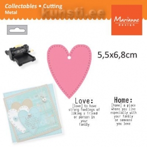  +  Marianne Design Collectables COL1334 love