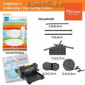 Marianne Design Craftables CR1235 knitting and woole