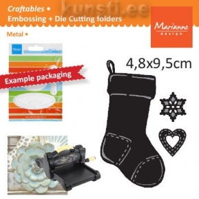 Marianne Design Craftables CR1256 Tiny's christmas socking