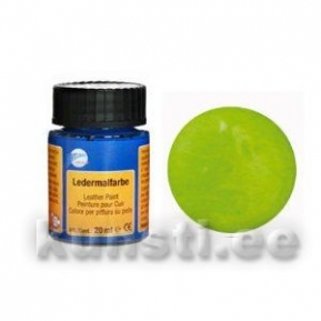Краска по коже Leather paint colour, springtime-green 20ml
