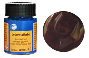    Leather paint colour, dark brown 20ml