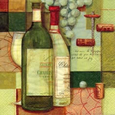 Салфетка для декупажа 340201 33 x 33 cm A Fruity Chablis