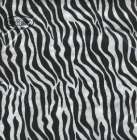    362011 33 x 33 cm Zebra Pattern black-white