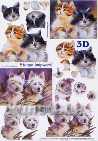 Карта для 3Д декупажа, A4  LeSuh 4169465