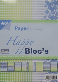Papierblok 6011/0007 A5 Happy blauw