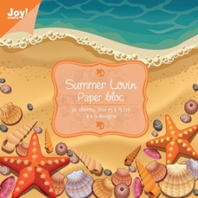 Papier Blok 6011/0022 15x15cm, Summer Lovin'