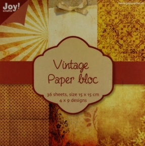 Paperbloc 6011/0101 15x15cm, Vintage