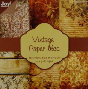 Paperbloc 6011/0102 15x15cm, Vintage