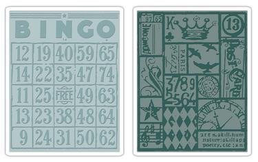 Папки для тиснения Embossing folders TH bingo&patchwork, Sizzix 656643