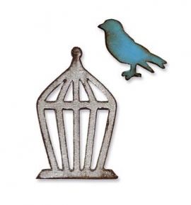  Movers & shapers die TH mini bird&cage, Sizzix 657207