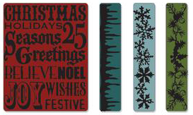    Texture fades TH christmas, Sizzix 657480