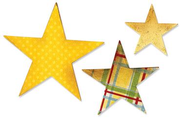 Ножи Sizzix 656339, Big stars