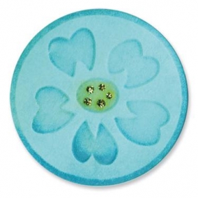  Embosslits Die - Circle w/Flower by BasicGrey, Sizzix 657703