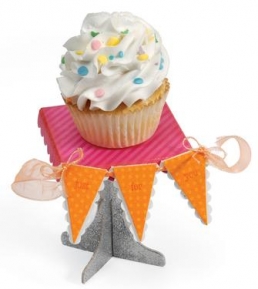  Bigz XL Scoreboard Die - Cupcake Stand & Pennant , Sizzix 657728