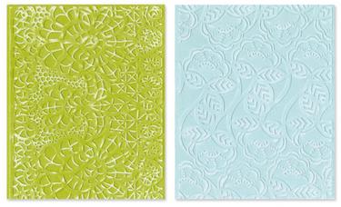    Text. Impr. Emboss. Fold. 2PK - Bohemian Lace Set by Rachael, Sizzix 657811