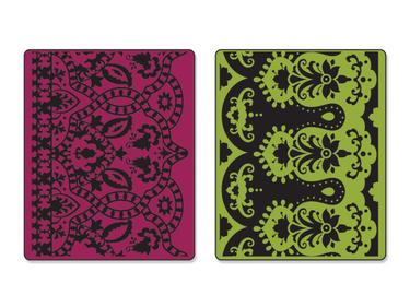    Text. Impr. Emboss. Fold. 2PK - Moroccan Daydreams Set, Sizzix 657817