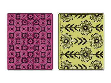    ext. Impr. Emboss. Fold. 2PK - Psychedelic Dreams Set, Sizzix 657820