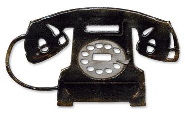  Bigz Die - Vintage Telephone by Tim Holtz, Sizzix 657835