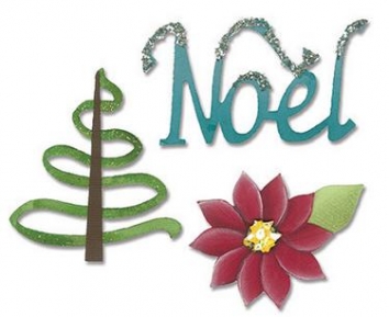  Sizzlits Die Set 3PK - Noel Set by Karen Burniston, Sizzix 658033