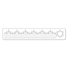  SizzlitsDecorative Strip Die - Snowflake Rosette by Tim Holt, Sizzix 658256