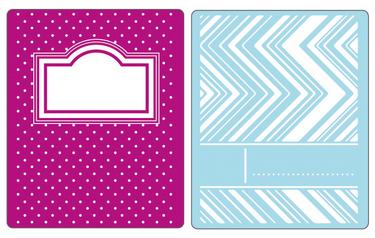    Text. Impr. Embo. Fold. - Notebook Covers, Sizzix 658299