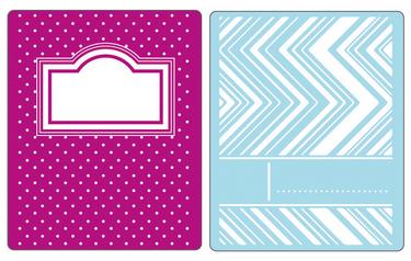 Папки для тиснения Text. Impr. Embo. Fold. - Notebook Covers, Sizzix 658299