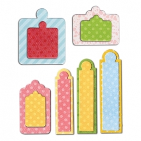  Framelits Die Set - Tags, Sentiments, Sizzix 658612