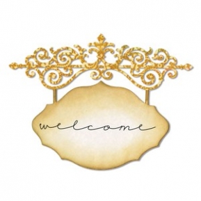  Thinlits Dies - Ornate Hanging Sign, Sizzix 658951