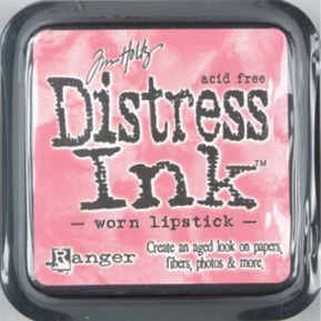 Ranger Distress Ink, worn lipstick