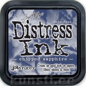 Ranger distress Ink, chipped sapphire