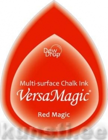 VersaMagic Chalk Ink Pad Dew Drop 12 red magic
