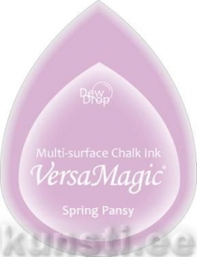 VersaMagic Chalk Ink Pad Dew Drop 35 spring pansy