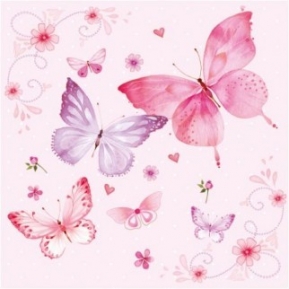    Gentle butterflies rosa SDL390013