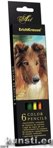 Набор цветных карандашей ART Collie 6цв 22018