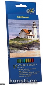 Набор цветных карандашей ART Lighthouse 12цв 22026