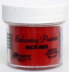 Embossing powder, 15 g Ranger EPJ00259 rich red