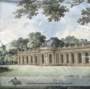    24-L011 33 x 33 cm Schloss Sansouci