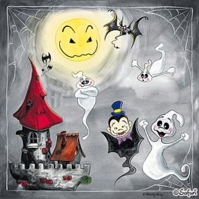 Салфетка для декупажа 89-2-151  - 33 x 33 cm Gespenter & Vampiere