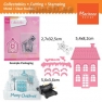 Ножи + штамп Marianne Design Collectables COL1326 christmas village hoog