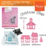 Ножи + штамп Marianne Design Collectables COL1329 christmas mini village