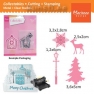 Ножи + штамп Marianne Design Collectables COL1330 christmas village decoration