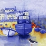    370009 33 x 33 cm Harbour Scene